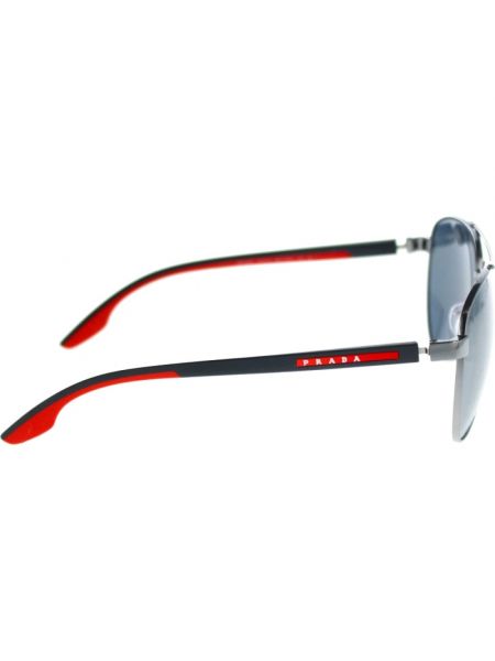 Gafas de sol deportivos Prada Linea Rossa gris