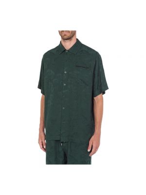 Koszula z wiskozy Department Five zielona
