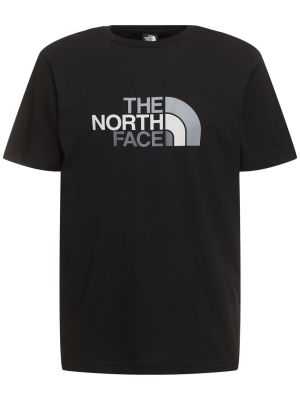 Тениска с къс ръкав The North Face черно
