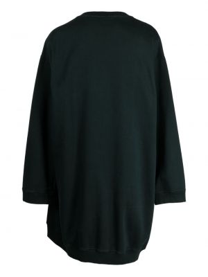 Asimetriškas medvilninis džemperis Marina Yee žalia