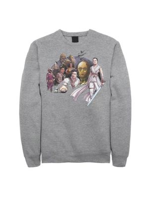 Флисовый пуловер с принтом со звездочками Star Wars