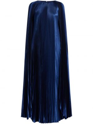 Sukienka długa plisowana L'idée niebieska
