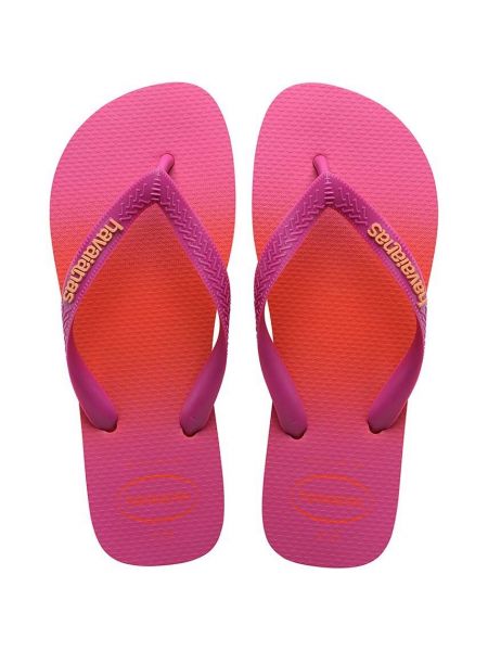 Sandale cu toc cu toc plat Havaianas roz