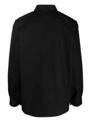 Hemd aus baumwoll Gr10k schwarz