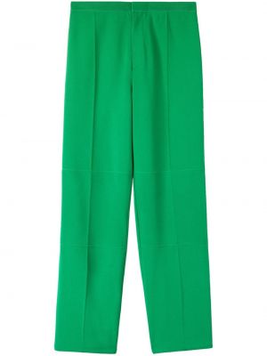 Pantaloni cu picior drept Jil Sander verde