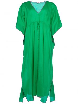 Bavlněné košilové šaty Eres zelené