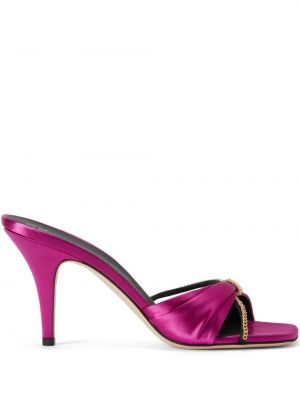 Satiini sandaalit Giuseppe Zanotti pinkki