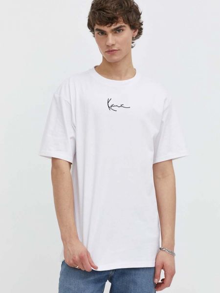 Pamut póló Karl Kani fehér