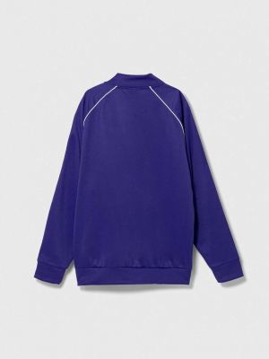 Bluza rozpinana Adidas Originals fioletowa