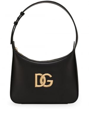 Usnjena nakupovalna torba Dolce & Gabbana