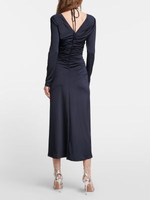 Sukienka midi z dżerseju Veronica Beard czarna