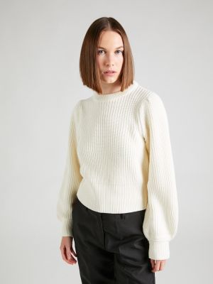Памучен пуловер Mbym бяло