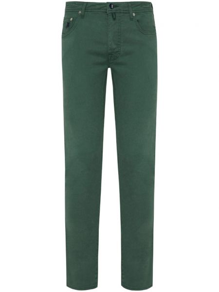 Ravne hlače Vilebrequin zelena