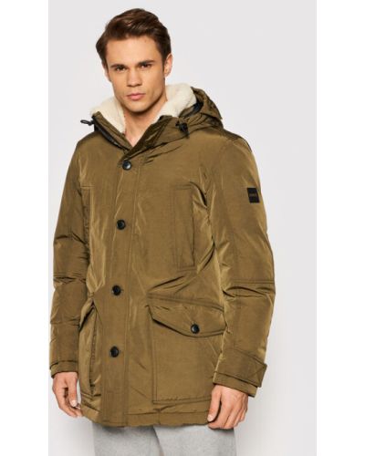 Boss Parka Onarz 50455937 Zöld Relaxed Fit