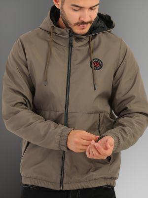 Kabát s kapucí River Club khaki