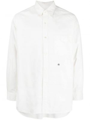 Daunen hemd mit stickerei Nanamica weiß