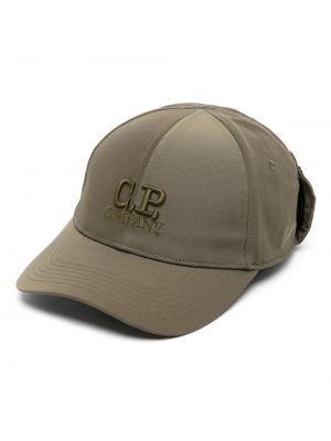 Siuvinėtas kepurė su snapeliu C.p. Company žalia