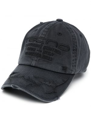 Czarna haftowana czapka z daszkiem Misbhv