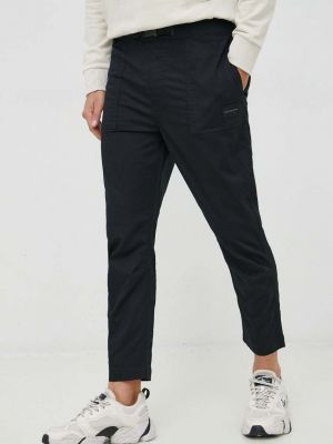 Calvin Klein Jeans nadrág férfi, fekete, egyenes