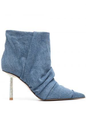 Niebieskie ankle boots Le Silla