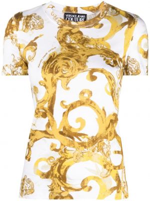 Tricou din bumbac Versace Jeans Couture