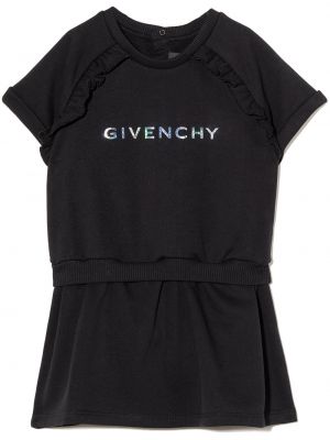 Ruffle dress for jenter Givenchy Kids svart