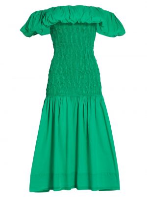 Платье миди Sea зеленое