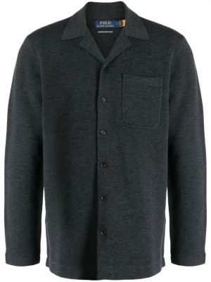 Cardigan en laine Polo Ralph Lauren gris