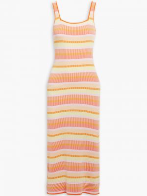 Sukienka dzianinowa Solid & Striped - Pomarańczowy