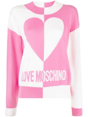 Tröja Love Moschino rosa