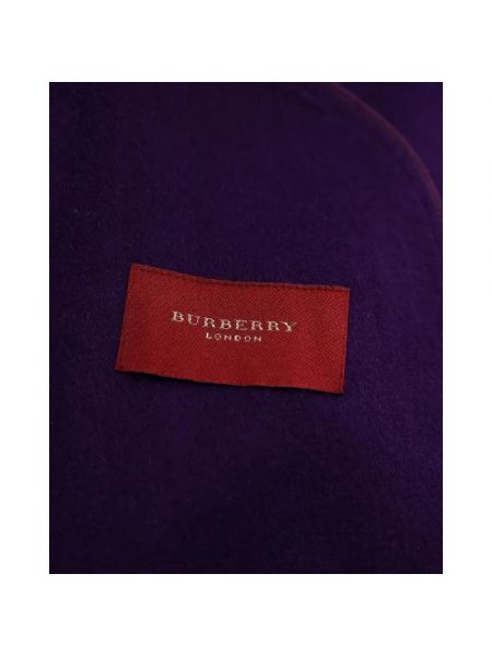 Chaqueta de lana retro Burberry Vintage violeta