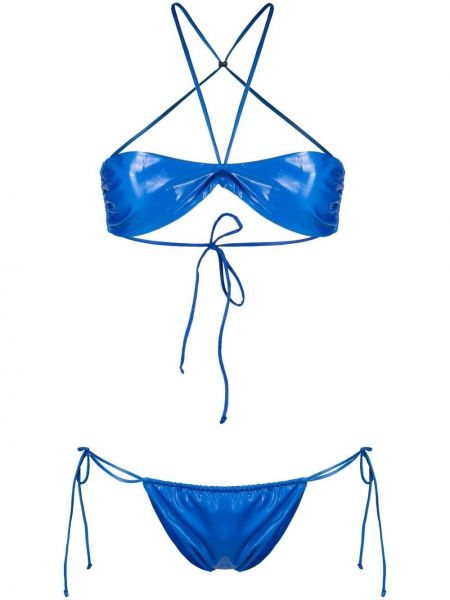 Bikini The Attico albastru