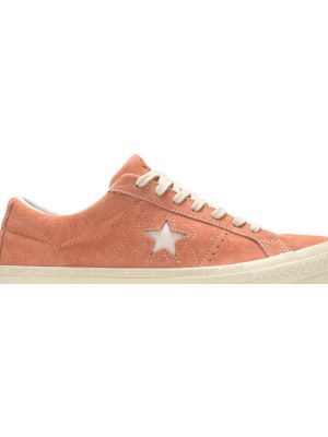 Кроссовки с жемчугом со звездочками Converse One Star розовые