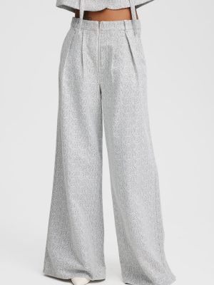 Pantaloni plissettati Gestuz grigio