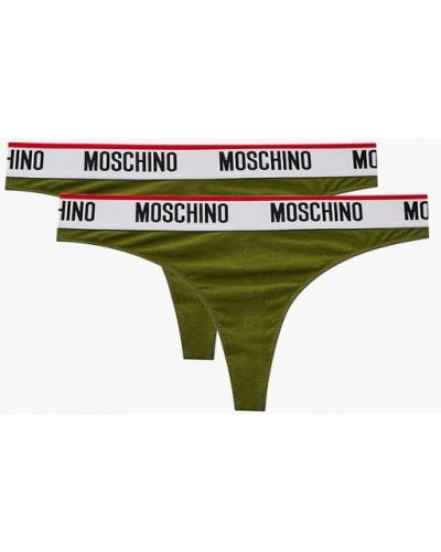 Трусы Moschino Underwear, зеленый