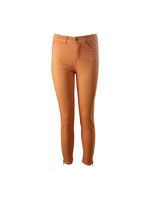 Skinny jeans mit reißverschluss C.ro orange