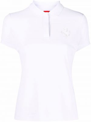 T-shirt mit print Ferrari weiß