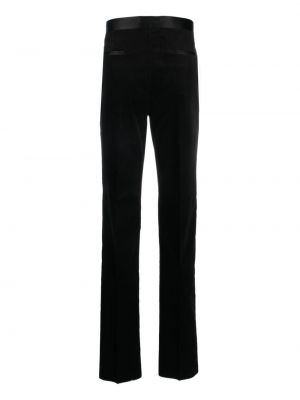Bavlněné slim fit kalhoty Tonello černé