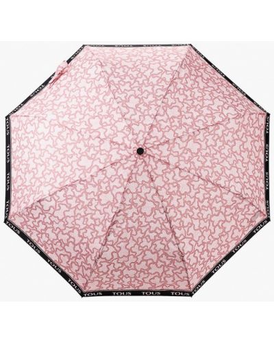Складной зонт Tous, розовый
