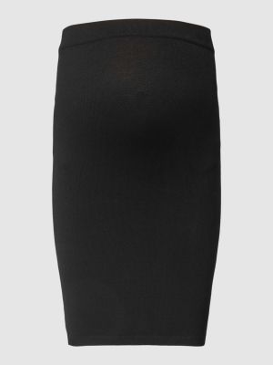 Mini spódniczka w jednolitym kolorze Mamalicious czarna