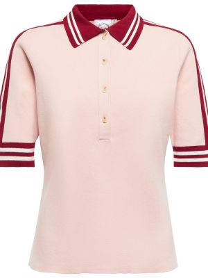 Kokvilnas polo krekls The Upside rozā