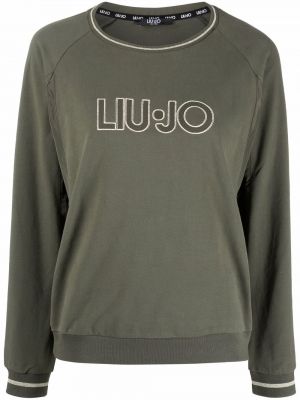 Brodert sweatshirt Liu Jo grønn