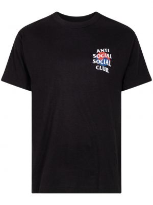 T-shirt Anti Social Social Club svart