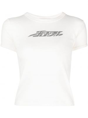 T-shirt avec manches courtes Ambush blanc