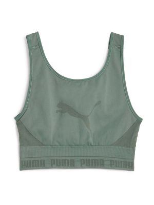 Sportiniai marškinėliai be rankovių Puma žalia