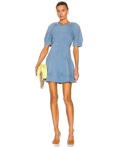 Mini šaty Jonathan Simkhai Standard, modrá