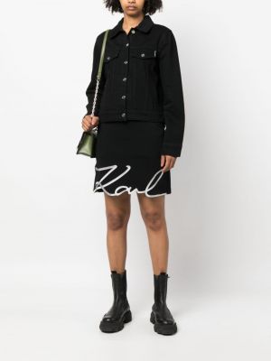 Mini sukně s výšivkou Karl Lagerfeld