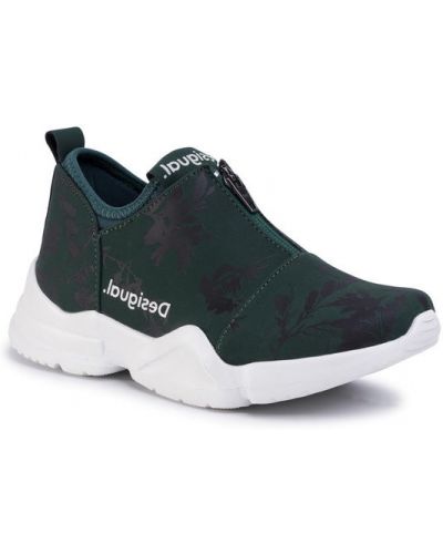 Sneakersy Desigual zielone