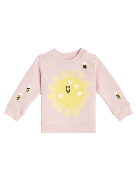 Trykt bomull hettegenser for jenter Stella Mccartney Kids