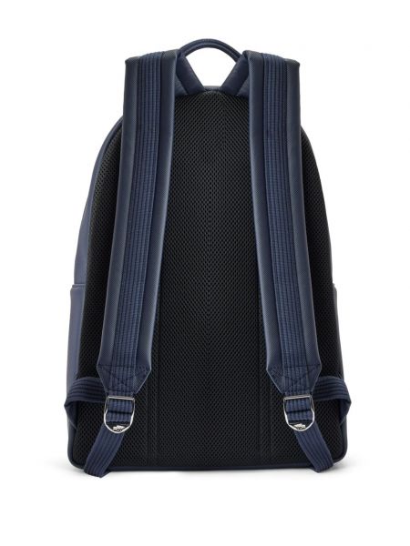 Kožený batoh Lacoste modrý